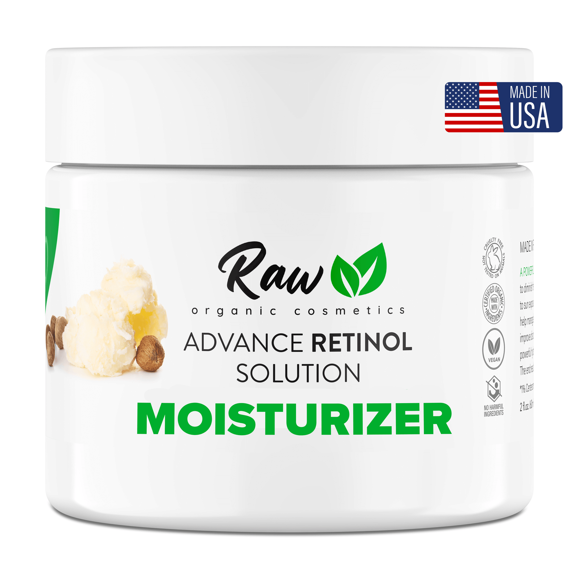 Organic retinol face cream for women, designed to boost collagen and improve skin texture. This facial moisturizer is perfect for skincare routines, offering hydration and promoting smoother skin with natural ingredients like retinol and hyaluronic acid
